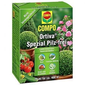 Compo Ortiva Spezial Pilzmittel Mehltau Braunfäule Buchsbaumpilz 20 ml