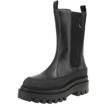 Bottes Chelsea Calvin Klein en cuir noir