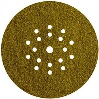 Wolfcraft Disques Abrasifs Auto-agrippants Or, 225 mm, 5 Pièces