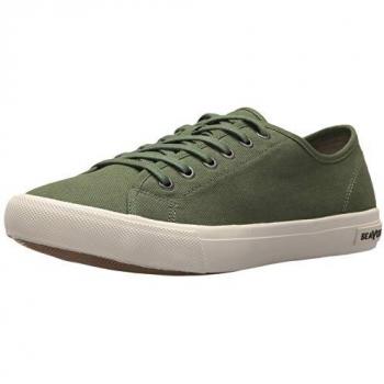 Standard Green Lace‑Up Seavees Monterey Plimsolls – Size 9