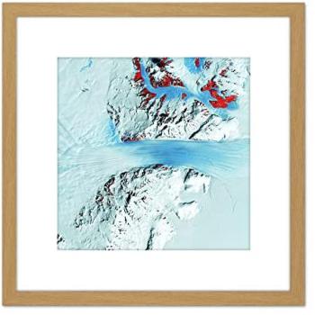 Artery8 Snow Peaks Heat Palette – 8x8 Square Wooden Frame
