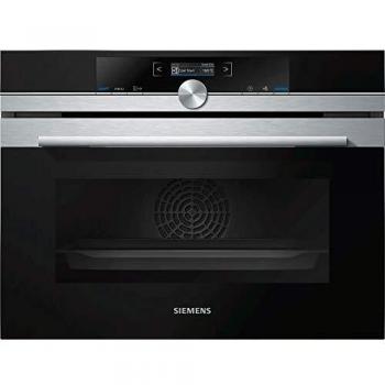 Siemens CB635GBS3 inbouw oven (solo) 45 cm hoog met 10 automatische programma's RVS