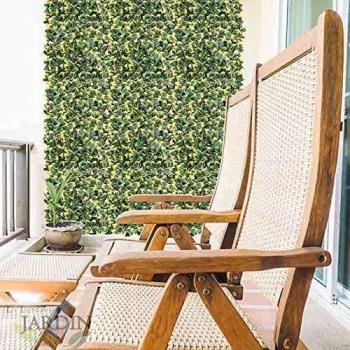 Set di 4 Giardini Verticali Alloro per Esterni 50 x 50 cm