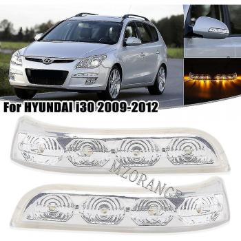 Espejo Lateral con Luces LED de Giro y Anticongelante para Hyundai i30 2009‑2012