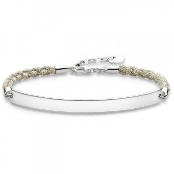 Pulsera Thomas Sabo Mujer Plateado Blanco 15-18 cm