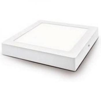 Downlight LED Superficie Cuadrado Blanco 18W Fría Matel