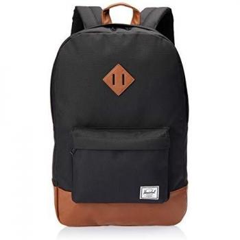 Mochila de Portátil Herschel Heritage Negro con Compartimento Móvil