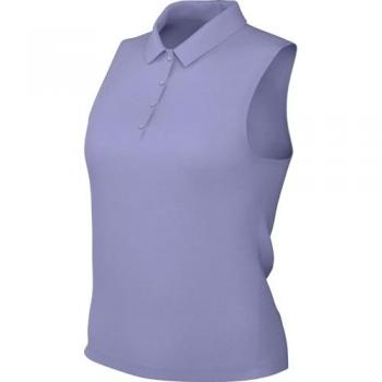 Nike Golf Polo VCTRY – ärmelloses Modell für Damen, Lila, Größe S