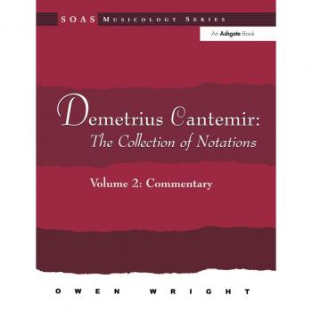 Demetrius Cantemir: The Collection of Notations