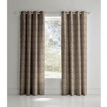 Catherine Lansfield EasyFit Elephant Curtains 66x72