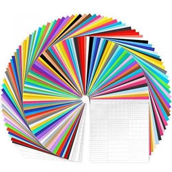 Party & Home Décor Vinyl Pack – 96 Sheets, Self-Adhesive, 12 x 12