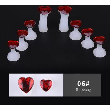 Separadores de Dedo SMJ 8 Uds. Silicona 3D
