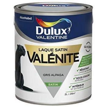 Dulux Valentine Laque Glycéro Satin Gris Alpaga 2L