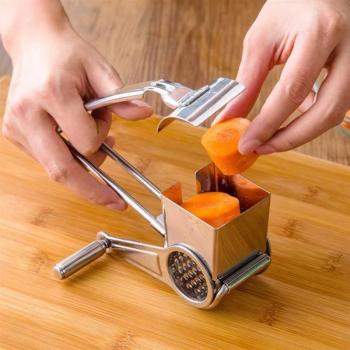 3-Piece Stainless Steel Handheld Cheese Grater Set