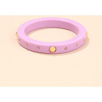 Irregular Metal Point Resin Vintage Bangles for Girls