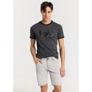 Corto Jeans Lois Slim Fit Grigio 40