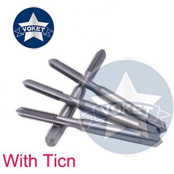 Metric TiCN Coated Straight Groove Taps M2-M12 for HRC 55°-62°