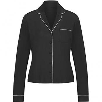 Chaqueta negra de jersey de manga larga Essentil Hunkemöller