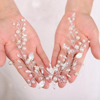 Diadema de Perlas y Cristales para Bodas