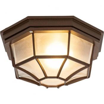 Lampada Soffitto Qazqa Max Tondo Ruggine Bri