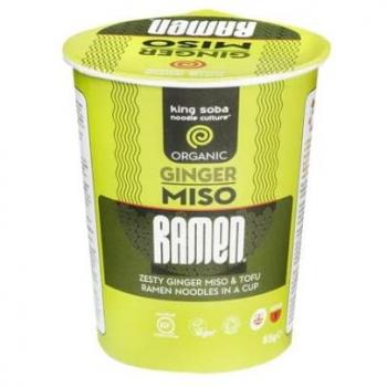 Ramen Miso e Gengibre Orgânico Sem Glúten 85g