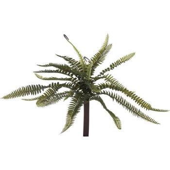 3 Mini Felci Artificiali 36 cm – 22 Foglie Verdi