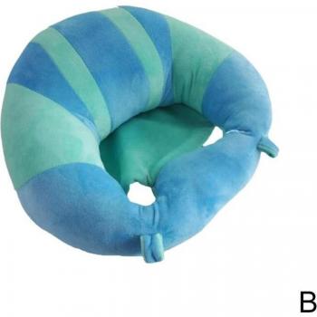 Sofá para bebés de felpa, silla de aprendizaje para sentarse, cómoda para niños de 0 a 3 años V3D1