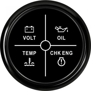 52 mm Auto-Temperaturmessgerät mit LED-Anzeige