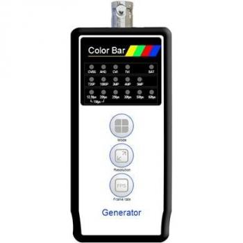 CCTV Kamera Tester Farb-Balken-Generator CVBS AHD 5MP CVI 4MP TVI 5MP Kabelmonitor-Erkennung