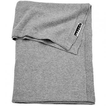 Meyco Strickdecke für Babys, Grau Melange, 75 x 100 cm