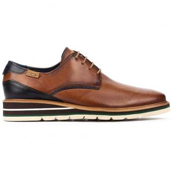 Durcal M8p Derby Uomo in Cuoio Marrone