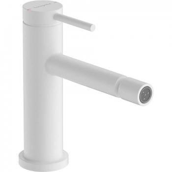 Mitigeur Hansgrohe Tecturis S pour bidet avec vidage automatique, blanc mat