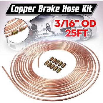 Kit Freno Cobre 25 pies con Conjunto de Tuercas