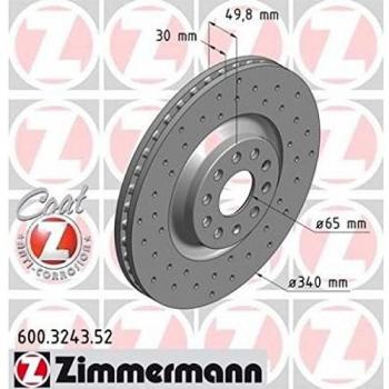 ZIMMERMANN brake disc 600.3243.52