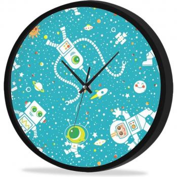 Astronaut Space Ship 3D Wall Clock