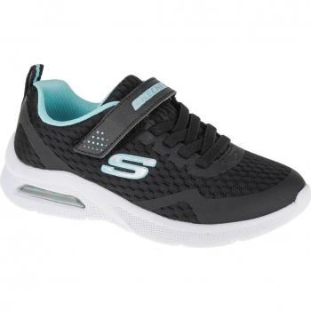 Zapatillas Skechers para Niña Modelo Microspec Max en color negro
