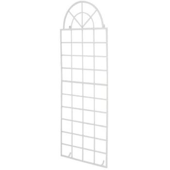 Support mural pour plantes grimpantes 180 x 70 cm en métal blanc