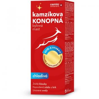 Onguento di Cannabis Rinfrescante Cemio Kamzík 200 ml