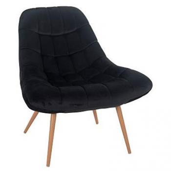 SalesFever Relaxsessel, braun mit XXL-Steppung, Beine in schwarz oder natur