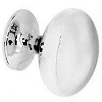 Securit Pack of 2 35mm Chrome Oval Knobs