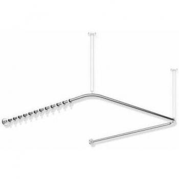Hewi 900 Rideaux avec Anneaux en Chrome
