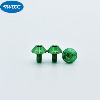 TWOOC Bike Water Bottle Cage Mounting Screws M5*10mm (2 Pcs)