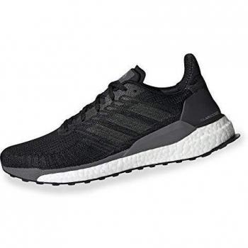 Adidas Solarboost 19 Herren Laufschuhe, Schwarz (Core Black/Carbon/Grey), 44 2/3 EU