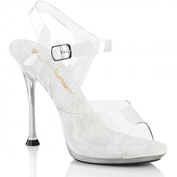 Fabulicious CUPID-408 Damen Sandale Glasklar EU 40