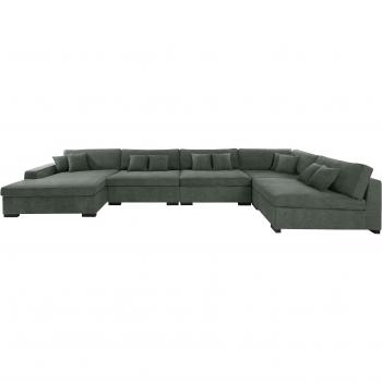 Wohnlandschaft Guido Maria Kretschmer Home & Living Skara XXL U‑Form – Polster mit Federkern