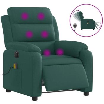 VidaXL Green Velvet Recliner – Mid-Size Comfort