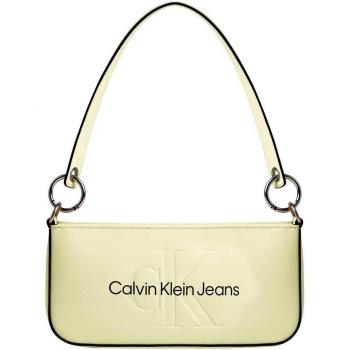Borsa a tracolla Calvin Klein Jeans Sculpted gialla
