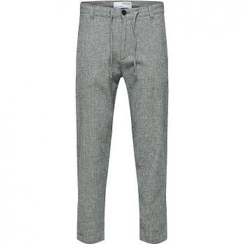 SELECTED Leinenhose SLHSLIMTAPE blau für Herren XXL