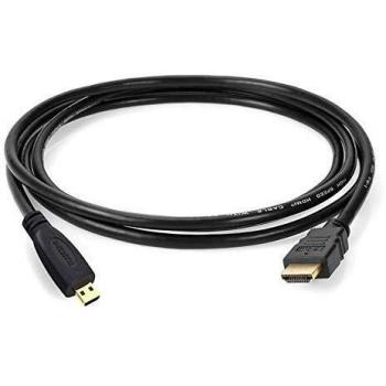 Micro‑HDMI vers HDMI 3D High-Speed, Ethernet intégré – 3 m