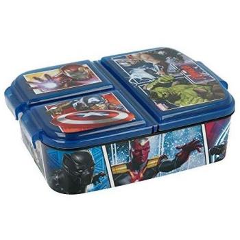 Sandwichera 3 Compartimentos Avengers Panels 77709